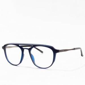 Korniza syzesh Vintage me kornizë optike për burra