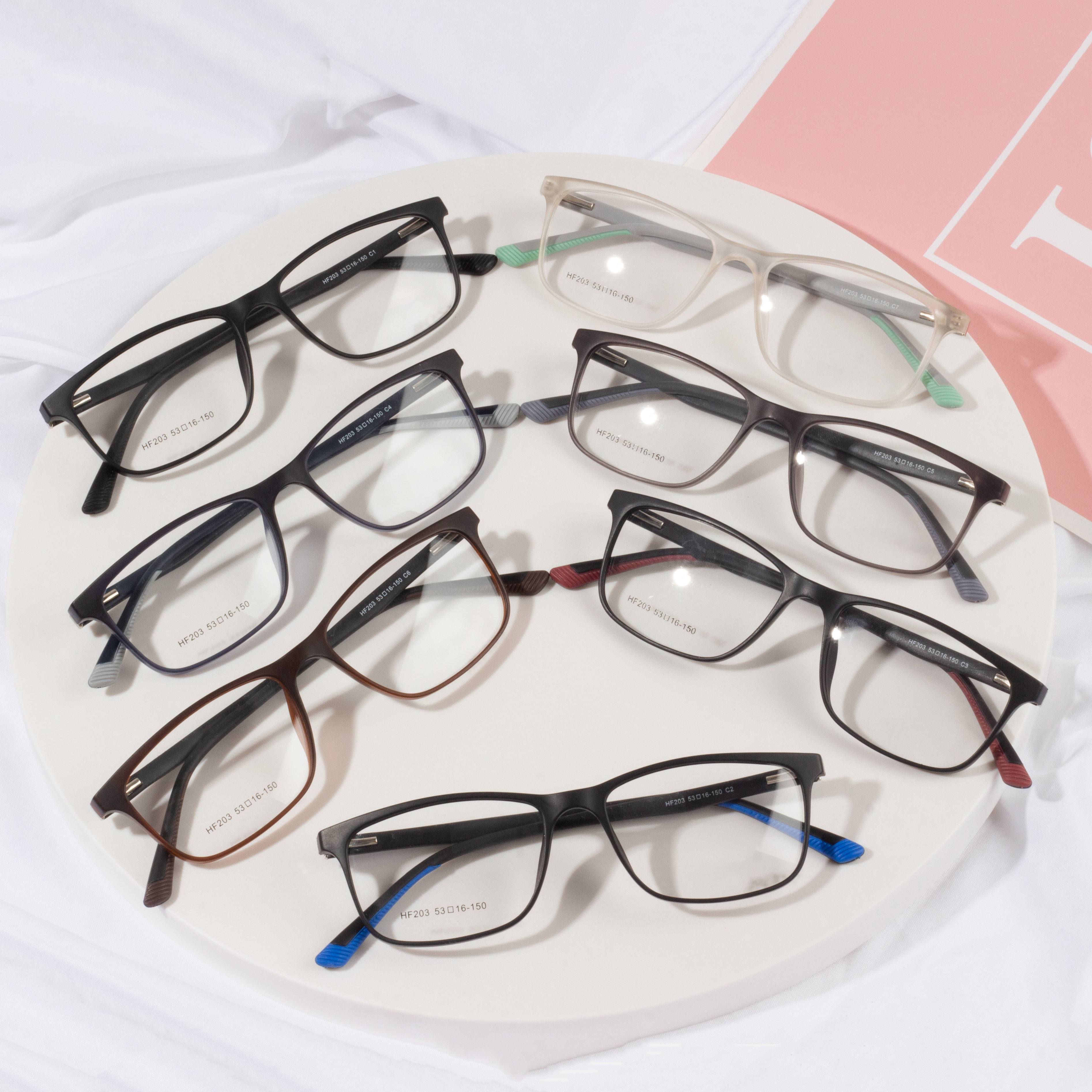 partihandel mode TR90 glasögonbågar