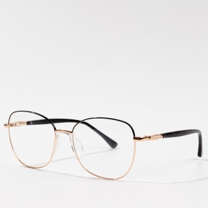 Fashion Hlau Eyeglass Optical Rau Cov Poj Niam