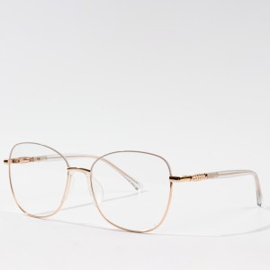 Fashion Metal Eyeglass Optical Para sa mga Babaye