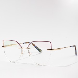 ljochtgewicht brillen blauwe filter metalen bril