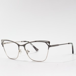 óculos de moda top óptico clássico de metal