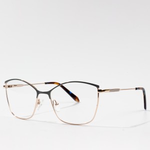 Shitje me shumicë të reja për femra, syze me dritë blu të lehta metalike