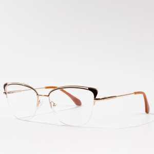 Ķīnā vislabāk pārdotās augstas kvalitātes dizaina metāla brilles
