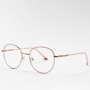 Metall Trendiga tvåfärgade glasögon