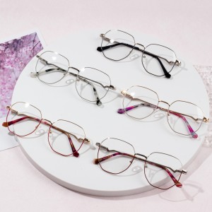 Kohandatud metallist optiliste prilliraamide hulgimüük naistele