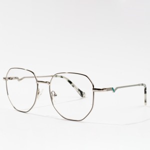 Korniza të syzeve optike metalike me shumicë me porosi për femra
