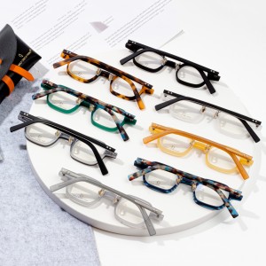 Moda boýunça ýokary hilli Unisex asetat gözlükleri