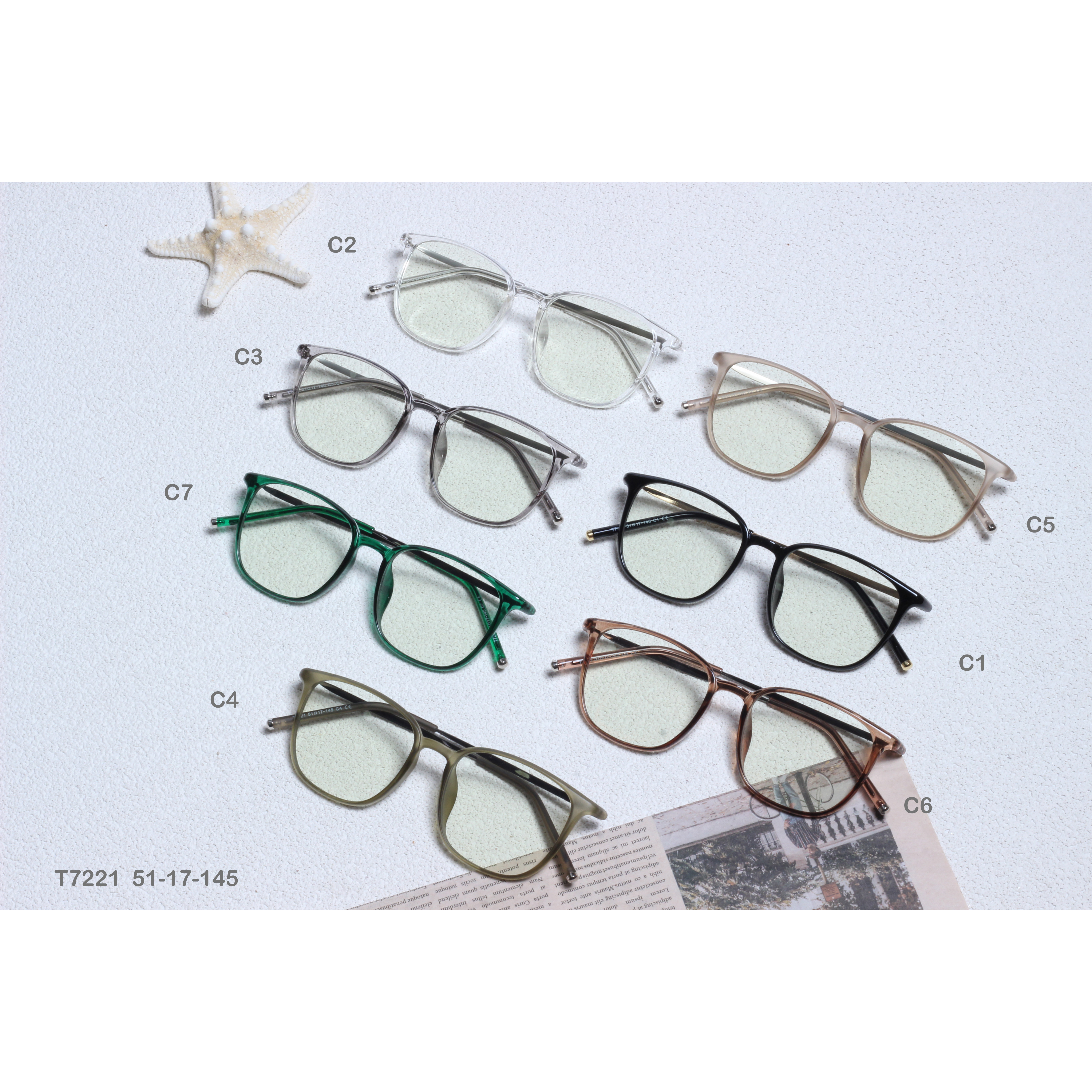 Kacamata resep desainer anti lumiere retro lunette terbaru