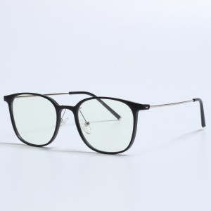 Monture TR de lunettes optiques noires New Wave