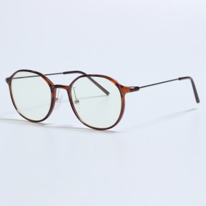 Vintage dikke Gafas Opticas De Hombres transparante TR90-frames