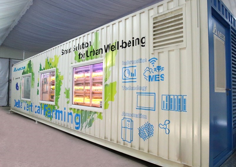 Delta Showcases Containerised Plant Factory and Building Automation Solutions for Eco-friendly Living at JTC’s Punggol Digital District in Singapore