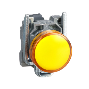 Schneider self resetting jog switch indicator light XB2BA31C button switch