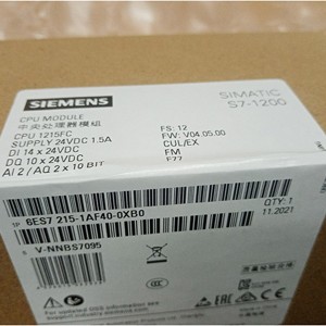 Siemens PLC Vaovao sy tany am-boalohany 6ES7215-1AF40-0XB0