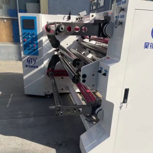 Hjy-Fq08 Yüksek Kaliteli Büyük Çaplı Rulo Pet Bant Sanayi Bant Dilme Sarma Makinesi
