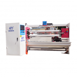 HJY-QJ01A Double-shaft Roll Pagpapalit ng Awtomatikong Tape Cutting Machine