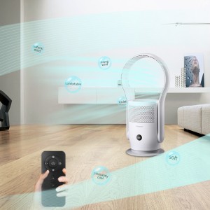 Air Purifier Bladeless Fan With HEPA Filter, Best Cooling Fan For Bedroom, Custom Fanless Fan