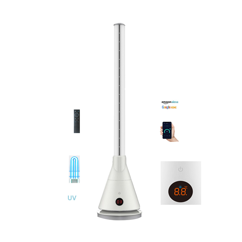 Bladeless Heater Fan With Temperature Setting, Best Heating Tower Fan, Tower Fan Supplier