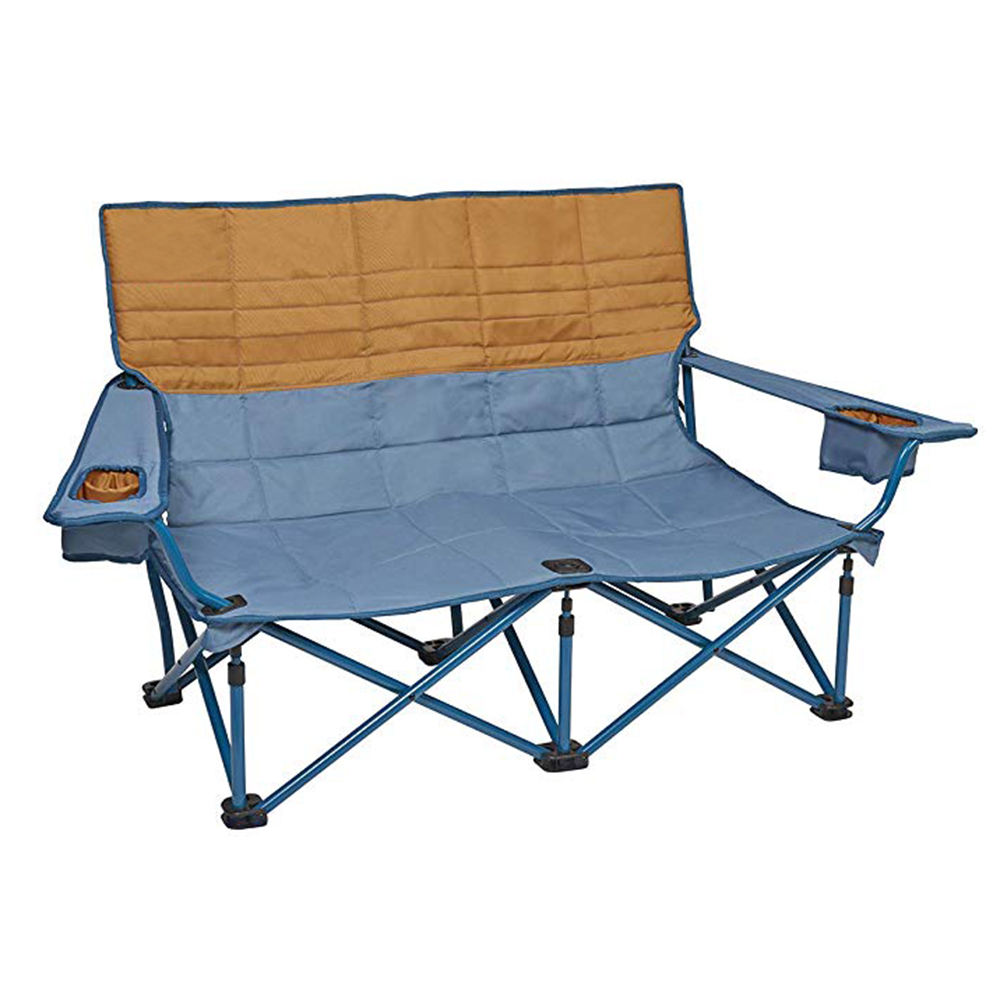 Lulusky Factory Custom Loveseat Plegable Dobre Asento Cadeira de acampada Cadeira de praia para Bad Back SRY001