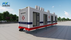 Modular prefab container clinic /mobile medical cabin.
