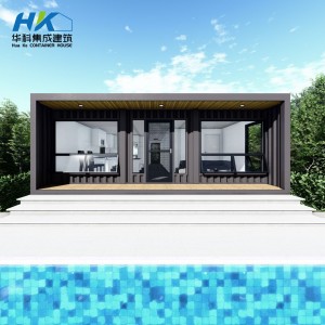 3x40ft Modified shipping container house .