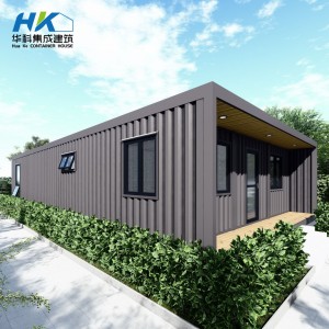 3x40ft Modified shipping container house .