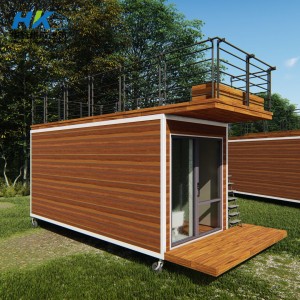 Created modular prefab container house .