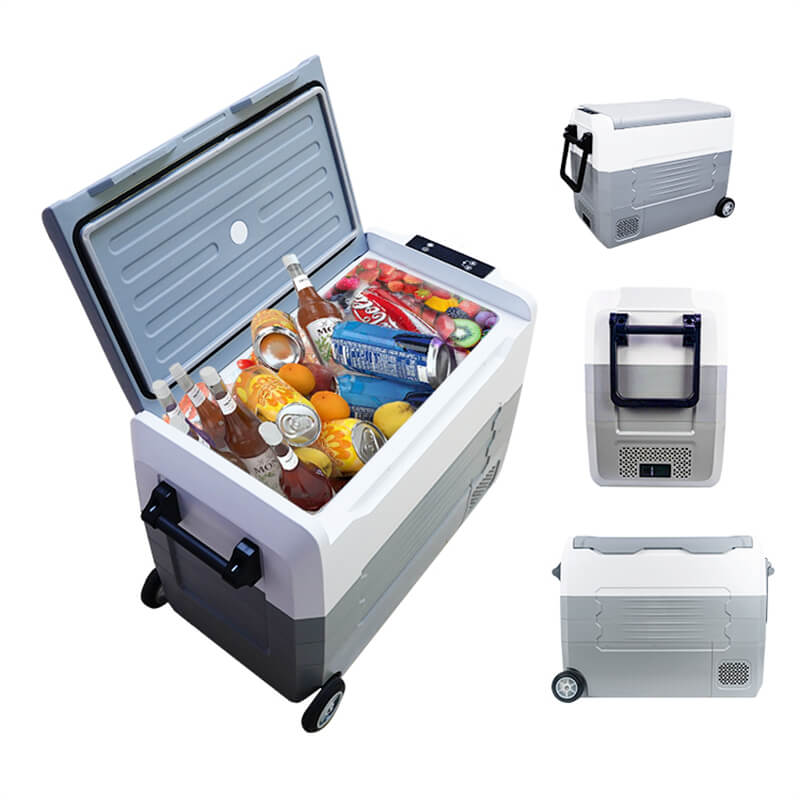 TIKI EA35L 45L 55L CE and ISO LCD screen finishing touch flawless beauty mini fridge portable fridge freezer cold drink Featured Image