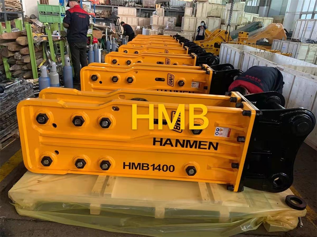 HMB1400 Top-Hydraulikhammer vom Kastentyp, geeignet für 20-30 t Bagger