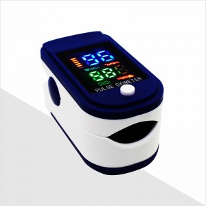 In Magazzina Pulsossimetru Precisu Monitor di punta di dita Pulsossimetri Display LED à 4 culori Monitor d'ossigenu di sangue in grossu