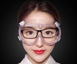 Ochranné lékařské uzavřené ochranné brýle proti zamlžování