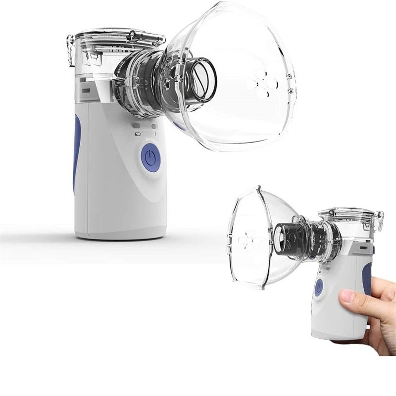 2022 Mini Portable Nebulizer Inhaler Breath Care Compmist Compressor Nebulizer Low Noise Mesh Nebulizer Featured Image