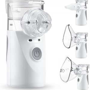 2022 Mini Portable Nebulizer Inhaler Breath Care Compmist Compressor Nebulizer Low Noise Mesh Nebulizer