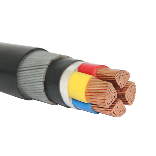 0,6 / 1KV Niskonapięciowe 4 rdzenie 95mm 120mm 185mm 240mm 300mm XLPE Izolowany podziemny opancerzony kabel zasilający PVC