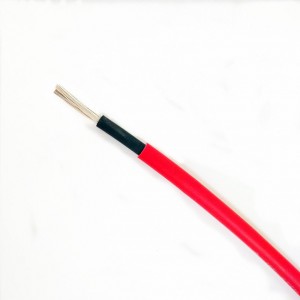 Жоғары сапалы бір ядролы PV күн кабелі 4мм 6мм 10мм 16мм фотоэлектрлік тұрақты ток кабелі