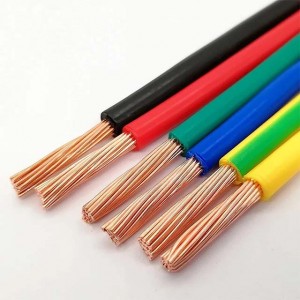 Single Core Copper Wire BV BVR 1.5mm 2.5mm 4mm 6mm 10mm Drot an elektresch elektresch Kabel fir Haus
