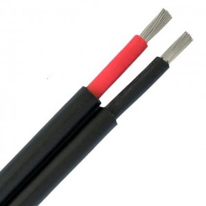 Tom ntej: TUV Twin Core DC Solar Cable 4mm 6mm 10mm Pv1-f Hnub Ci Cable