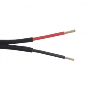 TUV අනුමැතිය Twin Core DC Solar Cable 4mm 6mm 10mm Pv1-f Solar Cable