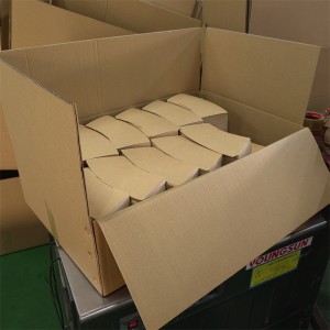 Élelmiszer-minőségű nátronpapír barna Pe bevonatos papírpohár tál ventilátor nyersanyagok