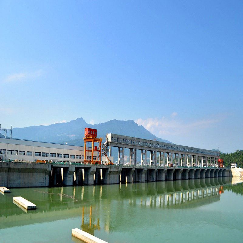 Grúa pórtico hidráulica intelixente/Grúa pórtico para estación hidroeléctrica
