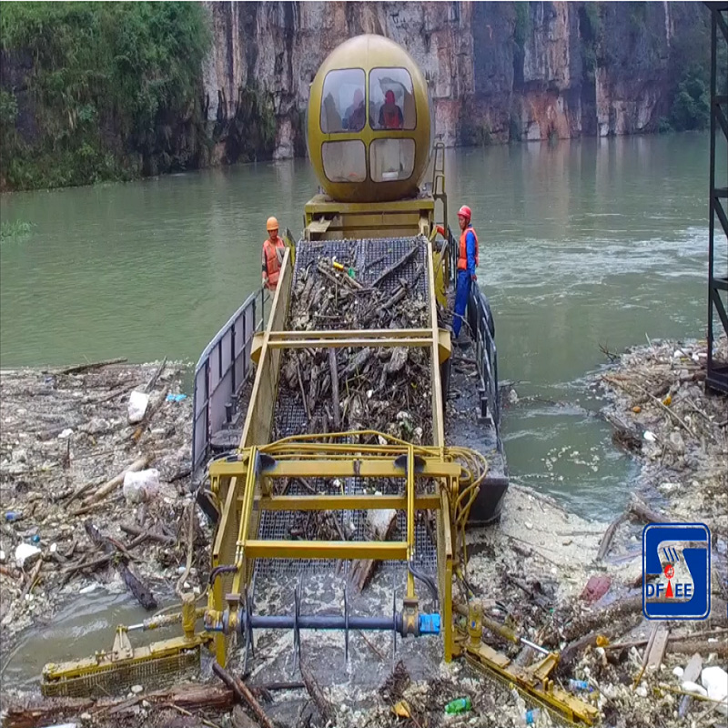 Barco de limpeza de rio inteligente Hobo DF-H2/robô de limpeza de rio