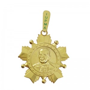 Подарок приспособена значка Медал на честа Дизајн Дизајн на мека емајл Мека емајл Пофалница Метален воен медал