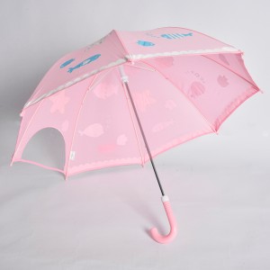 עיצוב יצירתי מותאם אישית צבע שינוי ילדים חמוד בעלי חיים מצויר מטרייה קטנה שקופה לילדים