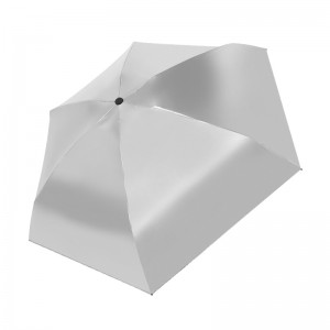 Paraply Factory Engros Mini Capsule Paraply Fem-foldbare parasoller Utendørs vindtett og UV-beskyttelse