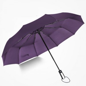 Paraguas の極度の紫外線はロゴが付いている雨 3 の折る傘のための自動太陽の傘を防ぎます 中国の傘の製造者