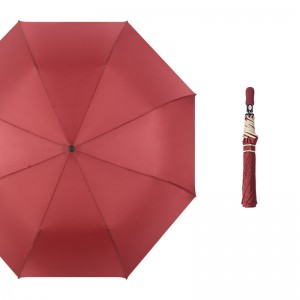 Spesialtilpasset sammenleggbar paraply av høy kvalitet lettvekts slepefoldbar paraply