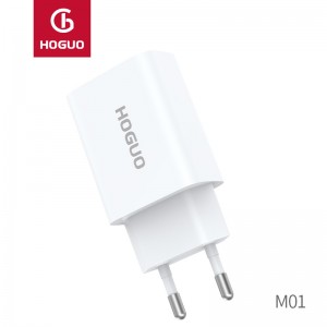 EU پلگ M01-M 2.1A USB چارجر مائڪرو سوٽ-ڪلاسڪ سيريز