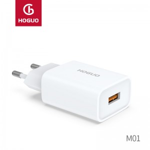 EU Plug M01-T 2.1A USB լիցքավորիչ Type-c Suit-Classic շարք