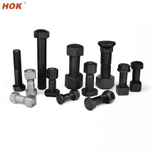 Track bolt & nuts / Bolts for link shoes with flanges / Segment bolt and nut / Track Roller bolts