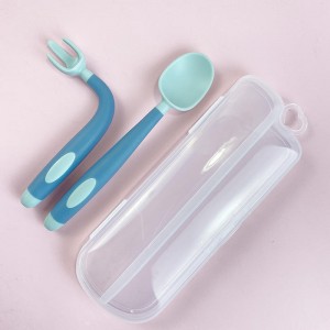Bendable Baby Spoon Fork seti